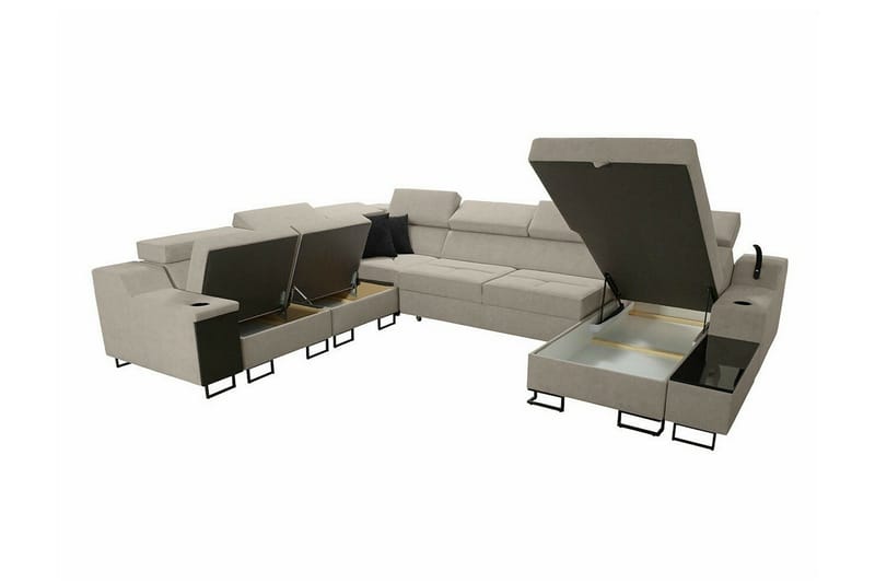 Galbally 5-sits Hörnsoffa Dark blue - Möbler - Soffa - Hörnsoffa