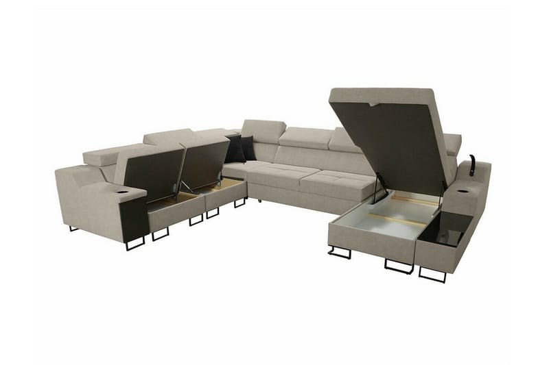 Galbally 5-sits Hörnsoffa Dark blue - Möbler - Soffa - Hörnsoffa