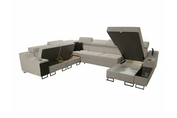 Galbally 5-sits Hörnsoffa Dark green - Möbler - Soffa - Hörnsoffa