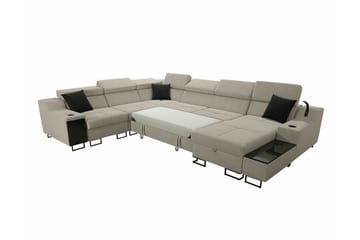 Galbally 5-sits Hörnsoffa NO_BRAND Dark blue - Möbler - Soffa - Hörnsoffa
