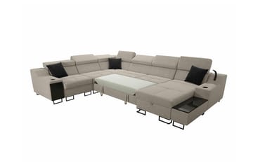 Galbally 5-sits Hörnsoffa NO_BRAND Dark green - Möbler - Soffa - Hörnsoffa