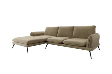 Graystone 3-sits Hörnsoffa beige - Möbler - Soffa - Hörnsoffa