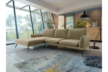 Graystone 3-sits Hörnsoffa beige - Möbler - Soffa - Hörnsoffa - Hörnsoffa med divan