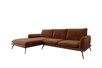 Graystone 3-sits Hörnsoffa Brown - Möbler - Soffa - Divansoffa & schäslongsoffa - 3 sits soffa med divan