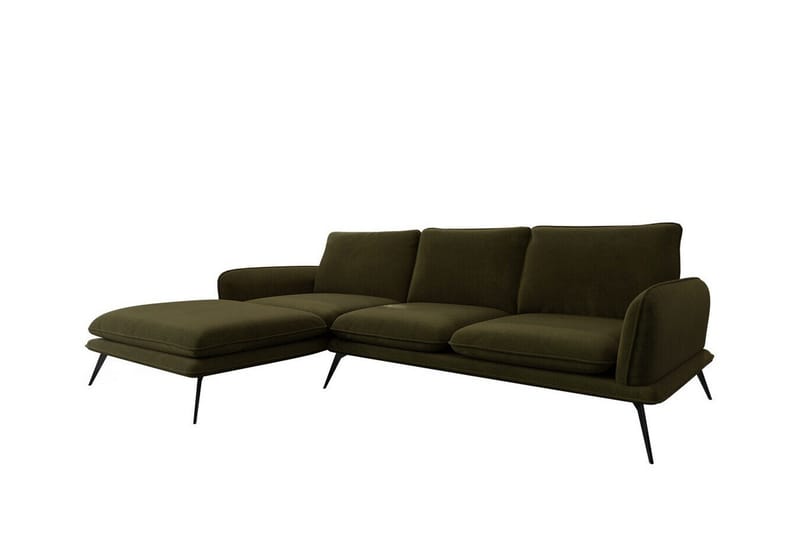 Graystone 3-sits Hörnsoffa Dark green