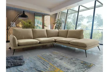 Graystone 4-sits Hörnsoffa beige - Möbler - Soffa - Hörnsoffa