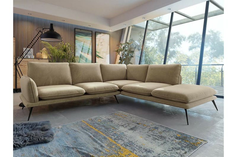 Graystone 4-sits Hörnsoffa beige - Möbler - Soffa - Hörnsoffa