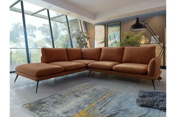 Graystone 4-sits Hörnsoffa Brown||Dark brown - Möbler - Soffa - Hörnsoffa