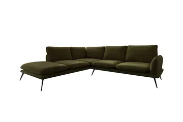Graystone 4-sits Hörnsoffa Dark green - Möbler - Soffa - Divansoffa & schäslongsoffa - 4 sits soffa med divan