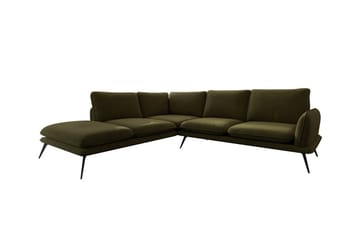Graystone 4-sits Hörnsoffa Dark green - Möbler - Soffa - Divansoffa & schäslongsoffa - 4 sits soffa med divan