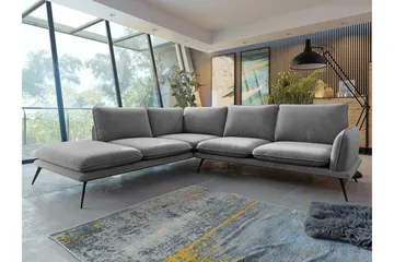 Graystone 4-sits Hörnsoffa Dark grey - Möbler - Soffa - Hörnsoffa