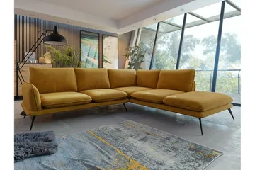 Graystone 4-sits Hörnsoffa Dark yellow - Möbler - Soffa - Hörnsoffa