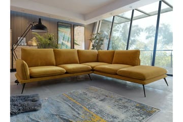 Graystone 4-sits Hörnsoffa Dark yellow - Möbler - Soffa - Hörnsoffa
