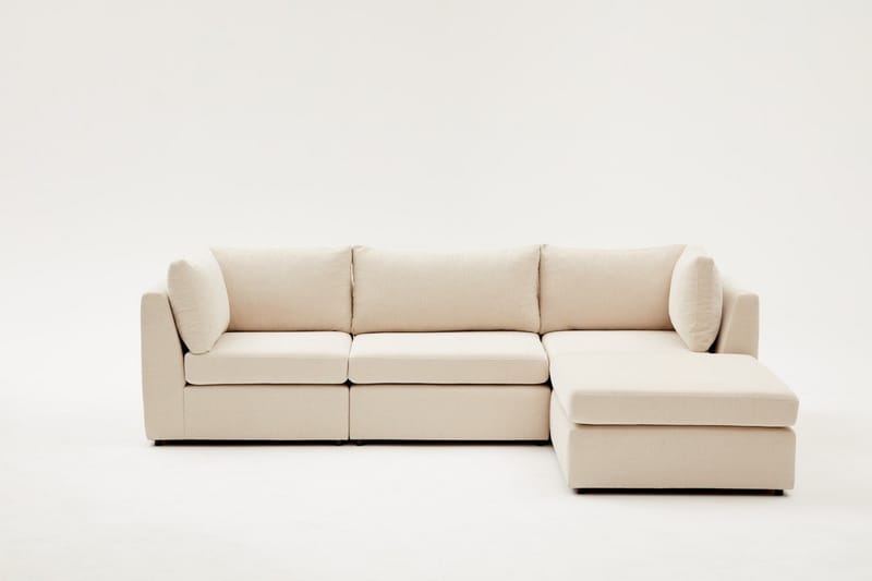 Hörnsoffa Bulmaca 3-sits - Beige - Möbler - Soffa - Hörnsoffa
