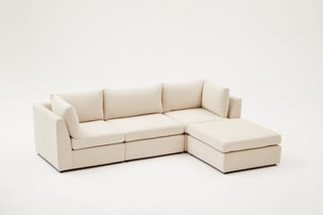 Hörnsoffa Bulmaca 3-sits - Beige - Möbler - Soffa - Hörnsoffa
