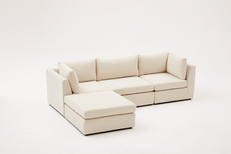 Hörnsoffa Bulmaca 3-sits - Beige - Möbler - Soffa - Hörnsoffa