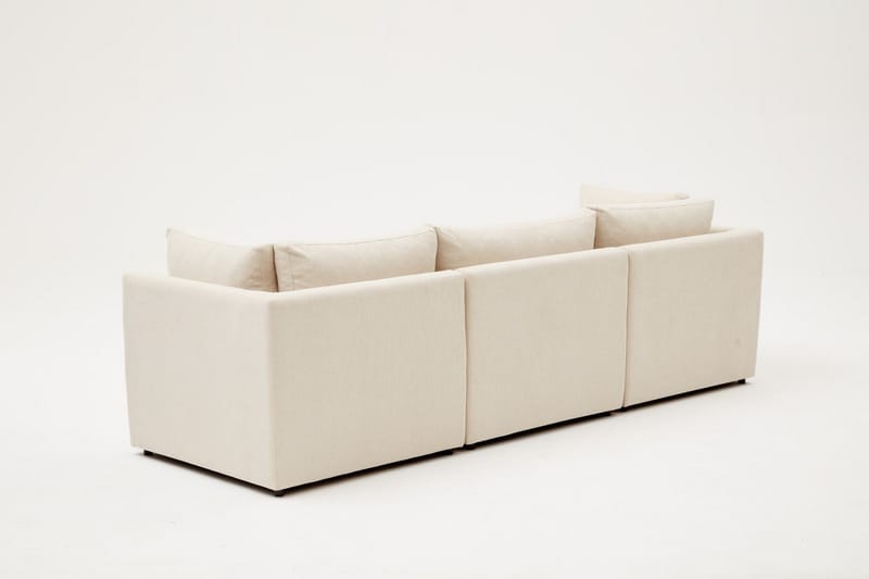 Hörnsoffa Bulmaca 3-sits - Beige - Möbler - Soffa - Hörnsoffa