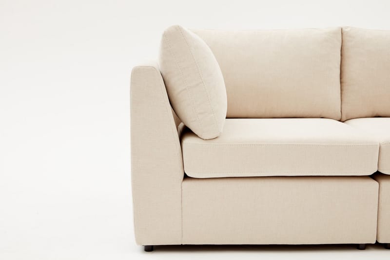 Hörnsoffa Bulmaca 3-sits - Beige - Möbler - Soffa - Hörnsoffa