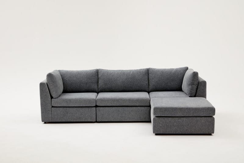 Hörnsoffa Bulmaca 3-sits - Ljusbrun - Möbler - Soffa - Hörnsoffa