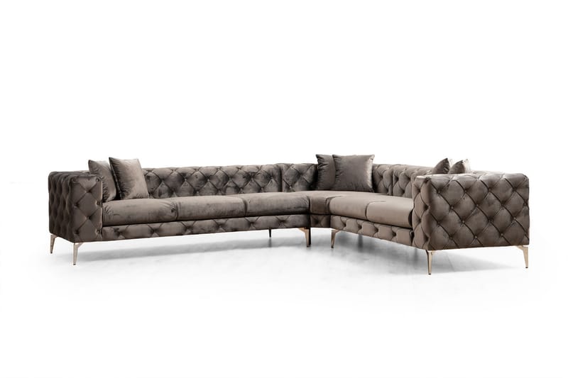 Hörnsoffa Canunda 6-sits - Antracit - Möbler - Soffa - Hörnsoffa