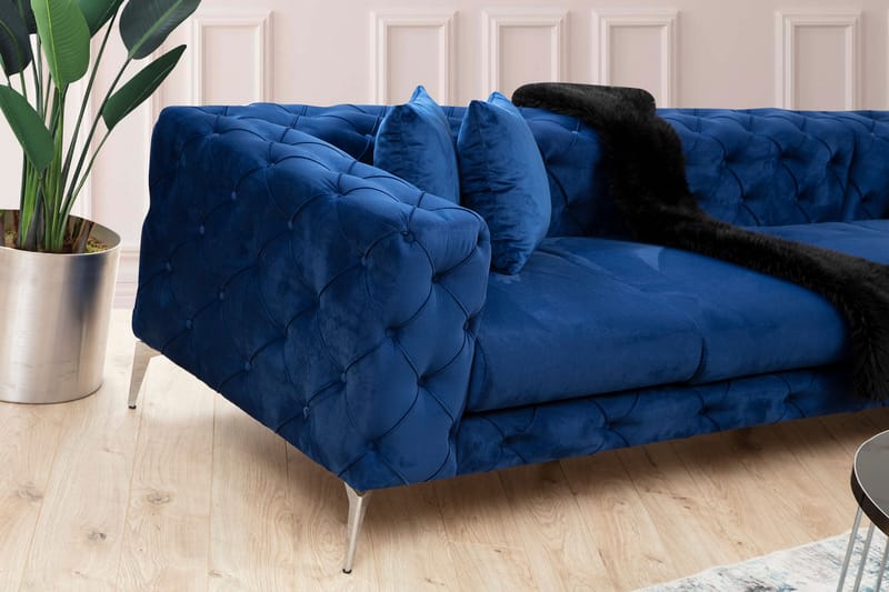 Hörnsoffa Canunda 6-sits - Blå - Möbler - Soffa - Hörnsoffa