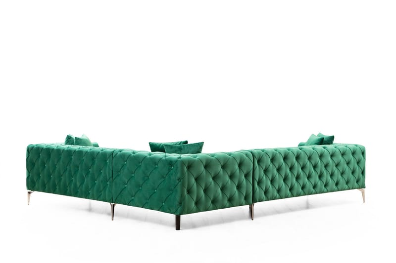Hörnsoffa Canunda 6-sits - Grön - Möbler - Soffa - Hörnsoffa
