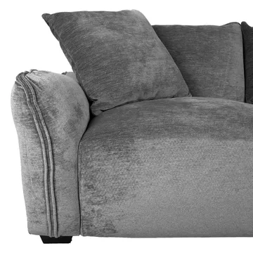 Hörnsoffa Denvi Höger - Grå - Möbler - Soffa - Hörnsoffa - Hörnsoffa med divan