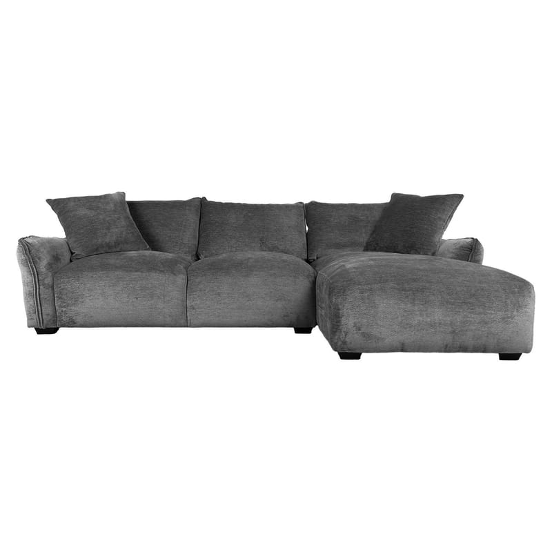 Hörnsoffa Denvi Höger - Grå - Möbler - Soffa - Hörnsoffa - Hörnsoffa med divan