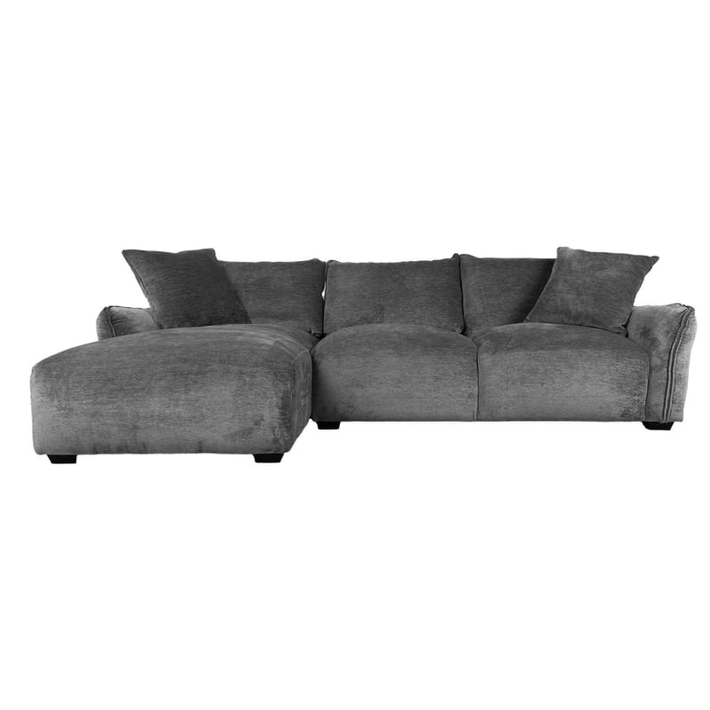 Hörnsoffa Denvi Vänster - Grå - Möbler - Soffa - Hörnsoffa - Hörnsoffa med divan