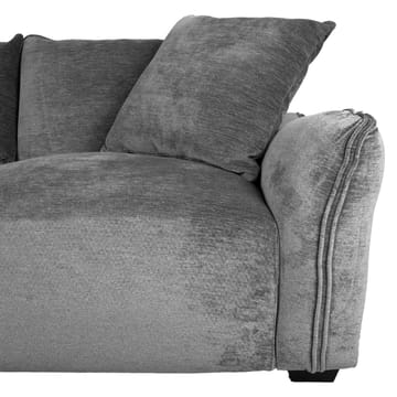 Hörnsoffa Denvi Vänster - Grå - Möbler - Soffa - Hörnsoffa - Hörnsoffa med divan