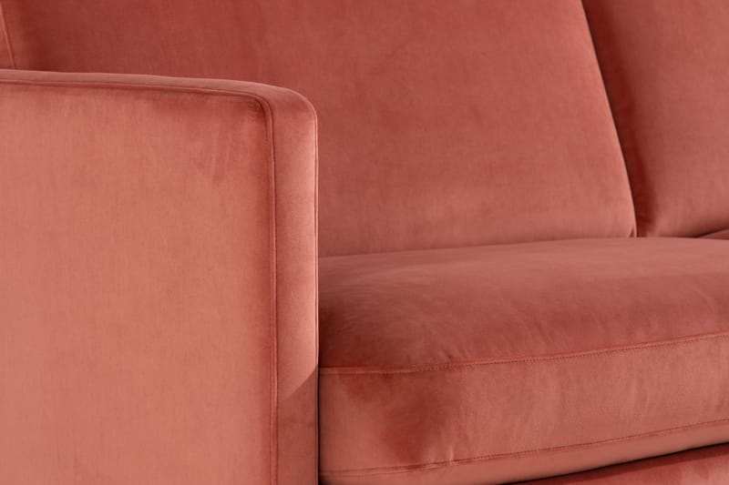 Hörnsoffa Elion Large Sammet - Rosa - Möbler - Soffa - Hörnsoffa