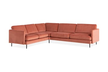 Hörnsoffa Elion Sammet - Rosa - Möbler - Soffa - Hörnsoffa