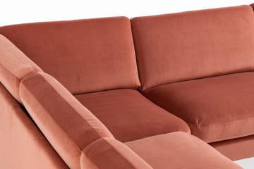 Hörnsoffa Elion Sammet - Rosa - Möbler - Soffa - Hörnsoffa