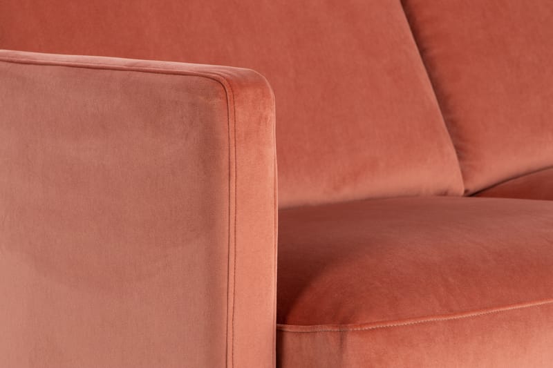 Hörnsoffa Elion Sammet - Rosa - Möbler - Soffa - Hörnsoffa