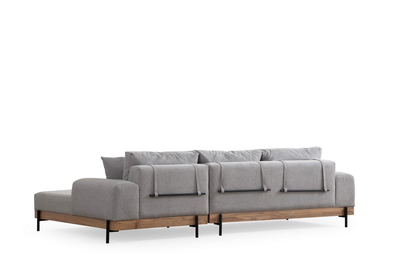 Hörnsoffa Eti 3-sits - Grå - Möbler - Soffa - Hörnsoffa