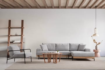 Hörnsoffa Eti 3-sits - Grå - Möbler - Soffa - Hörnsoffa