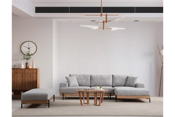 Hörnsoffa Eti 3-sits - Grå - Möbler - Soffa - Hörnsoffa