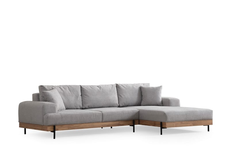 Hörnsoffa Eti 3-sits - Grå - Möbler - Soffa - Hörnsoffa