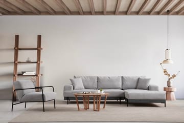 Hörnsoffa Eti 3-sits - Grå - Möbler - Soffa - Hörnsoffa