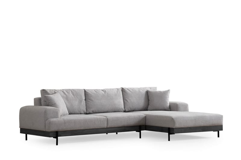Hörnsoffa Eti 3-sits - Grå - Möbler - Soffa - Hörnsoffa