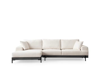 Hörnsoffa Eti 3-sits - Vit - Möbler - Soffa - Hörnsoffa