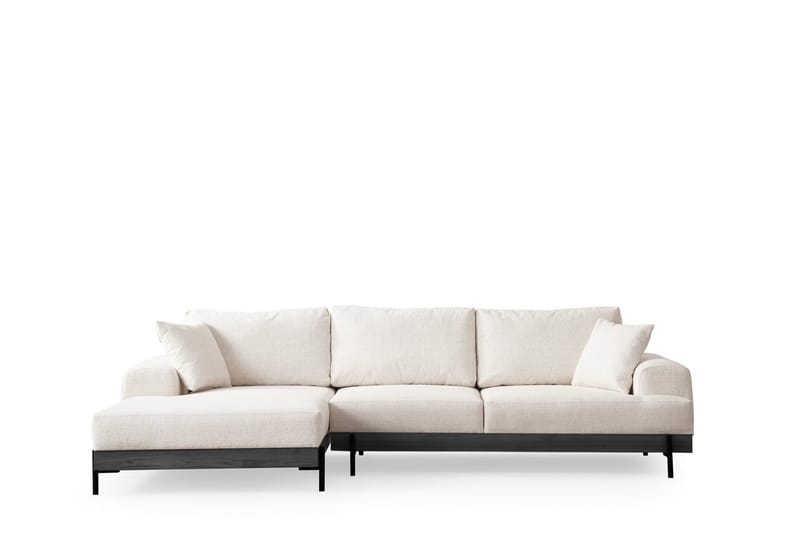 Hörnsoffa Eti 3-sits - Vit - Möbler - Soffa - Hörnsoffa