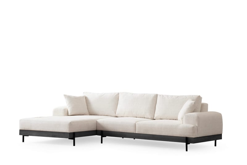 Hörnsoffa Eti 3-sits - Vit - Möbler - Soffa - Hörnsoffa