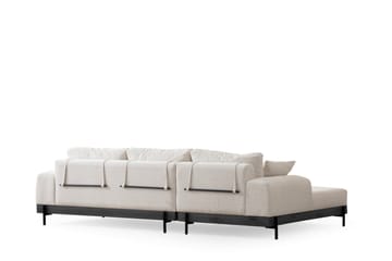 Hörnsoffa Eti 3-sits - Vit - Möbler - Soffa - Hörnsoffa