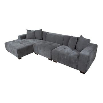 Hörnsoffa Hjelor Vänster - Grå - Möbler - Soffa - Hörnsoffa - Hörnsoffa med divan