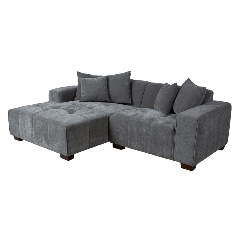 Hörnsoffa Hjelor Vänster - Grå - Möbler - Soffa - Hörnsoffa - Hörnsoffa med divan