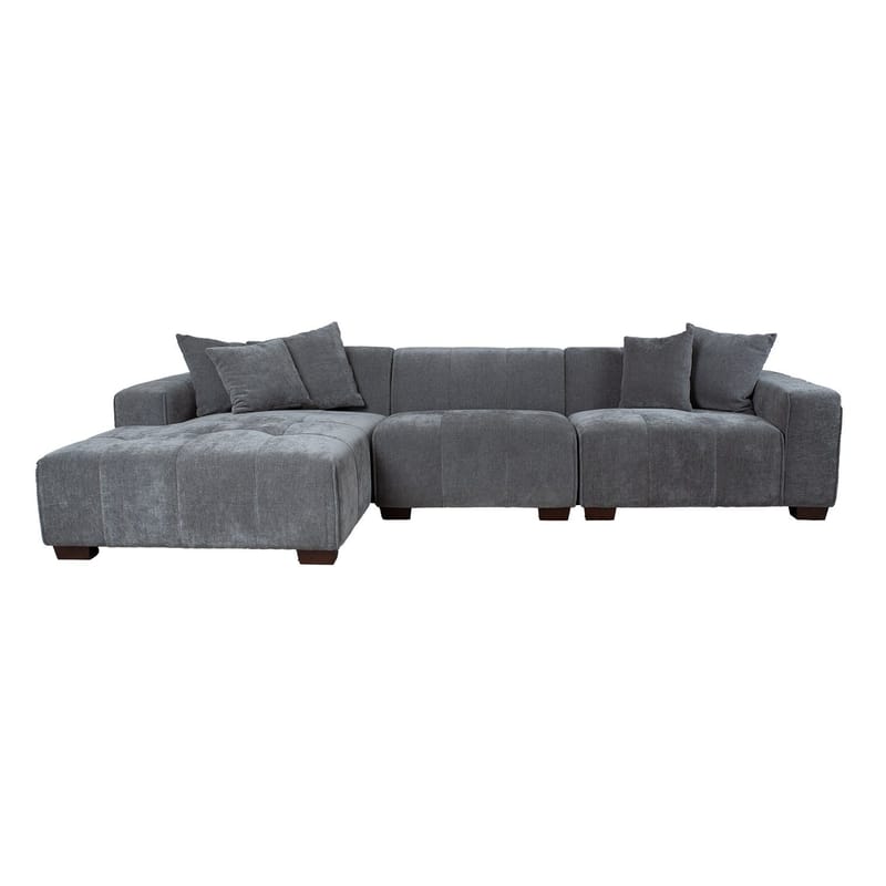 Hörnsoffa Hjelor Vänster - Grå - Möbler - Soffa - Hörnsoffa - Hörnsoffa med divan