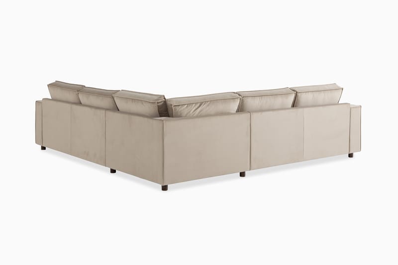 Hörnsoffa Leonora Sammet - Beige - Möbler - Soffa - Hörnsoffa