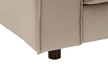 Hörnsoffa Leonora Sammet - Beige - Möbler - Soffa - Hörnsoffa