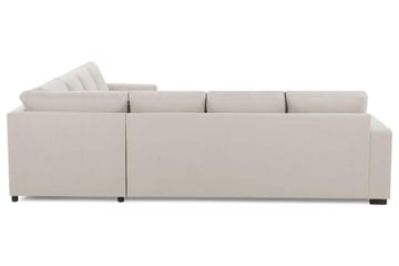 Crazy 6-sits Vänstervänd U-formad Large Hörnsoffa med divan i Tyg - Beige - Möbler - Soffa - Hörnsoffa